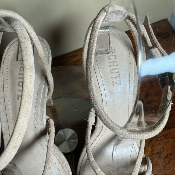 SCHUTZ Tan Platform Heels - Picture 13 of 16